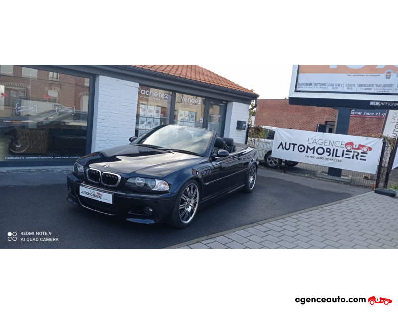 Compra de Coches Usados, Coches Usados Baratos %&#039;|&#039;% Agence Auto Bmw M3 (E46) CABRIOLET M3 343CH Bleu Año 2004 Manuelle Essence
